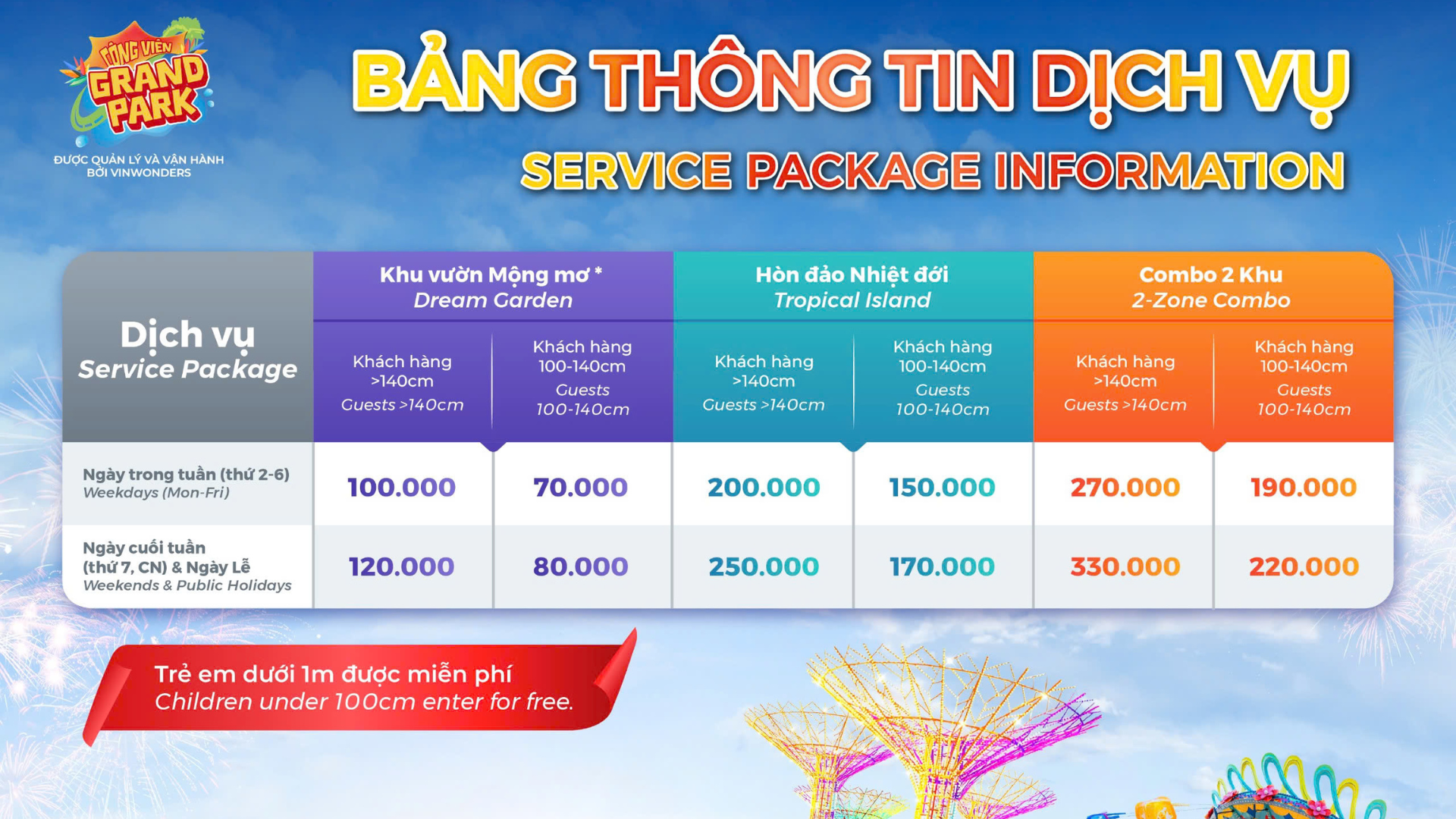 Khám phá Công viên Grand Park: Vui chơi gì, giá vé bao nhiêu? - 3